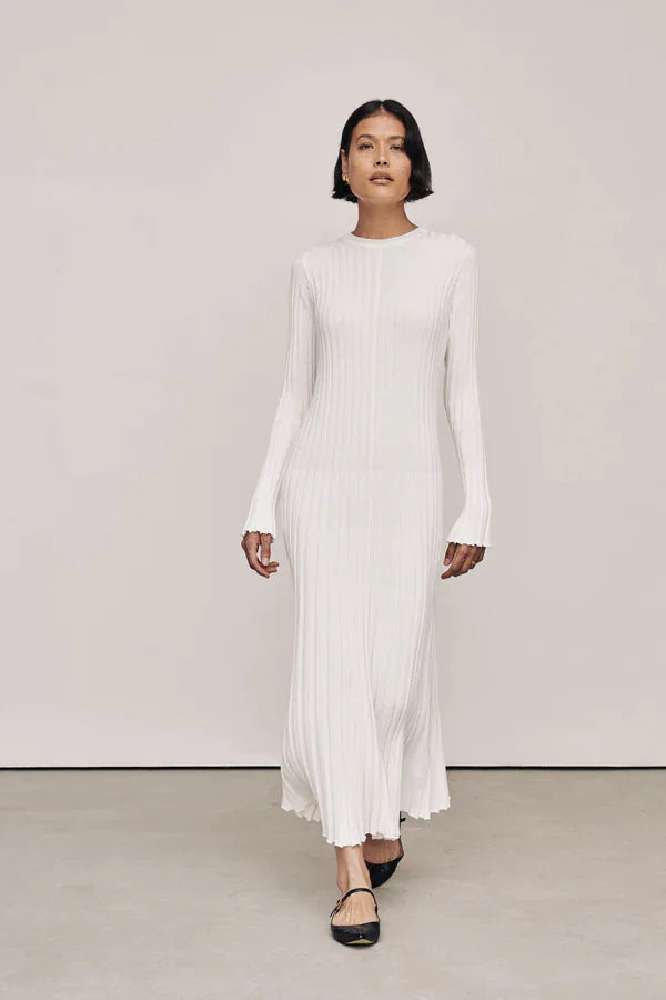 Regal Reveal New Round Neck A-Line Dress