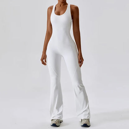 Yoga Jumpsuit Flared Trousers