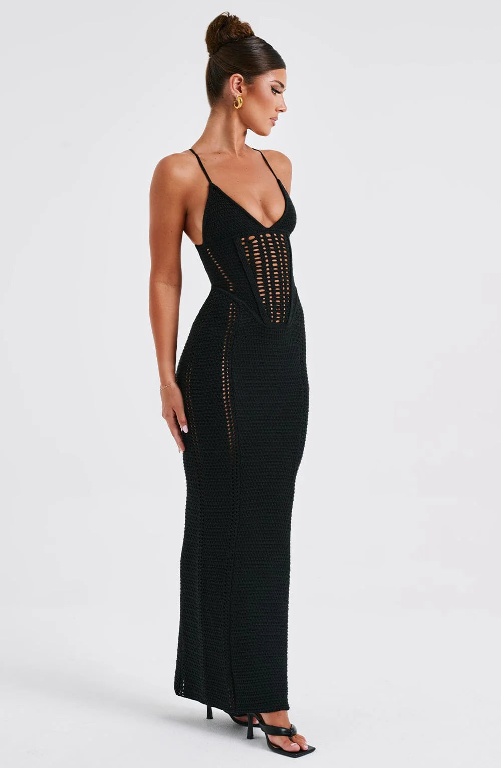 Lorea Serene Backless Maxi Dress